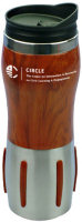 Travel Mugs: 16oz Wood Grain Exclusive Tumbler